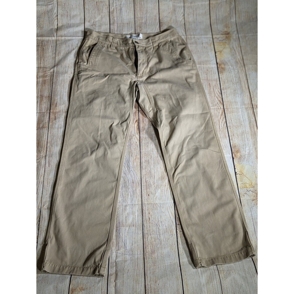 Mountain Khakis Pants Men Size 34 X30 Tan Brown Slim Fit Business Casual Neutral